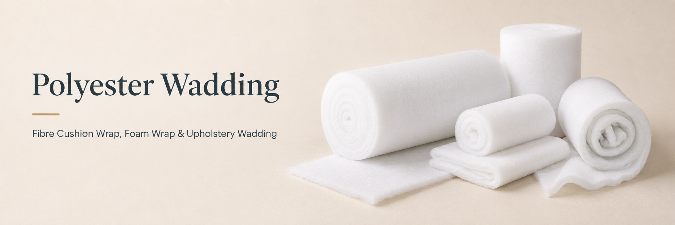 Polyester Wrapping Dacron Polyester Wadding, Fibre Cushion Wrap & Foam Wrap