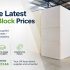 Whole foam blocks supplied by Livedale, with blocks available whole or slit to order into foam sheets.