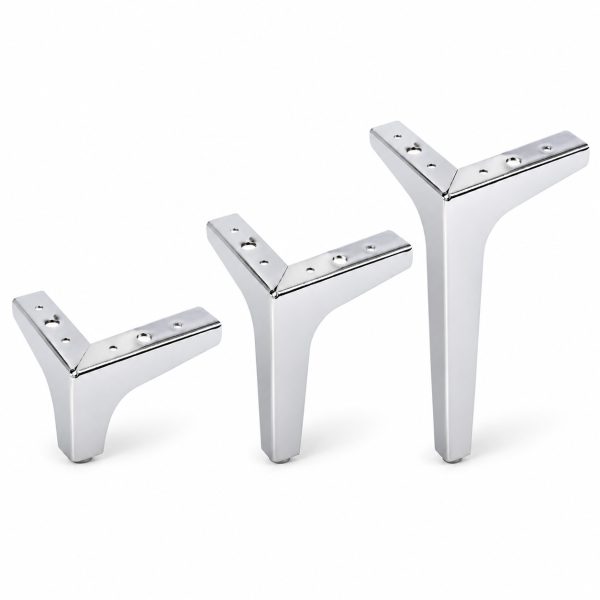 Chrome Corner Furniture Legs